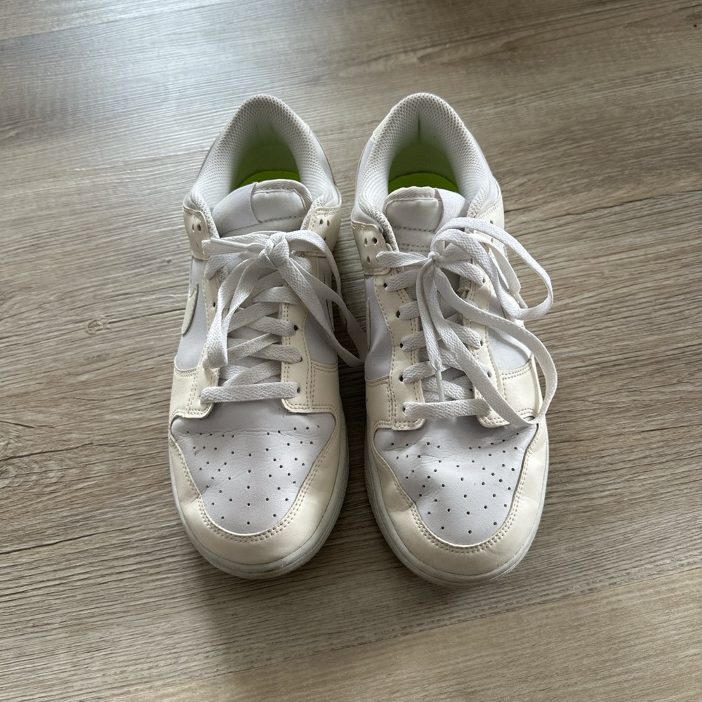 Nike Women's Dunks - White and Cream - Picture 3 of 5
